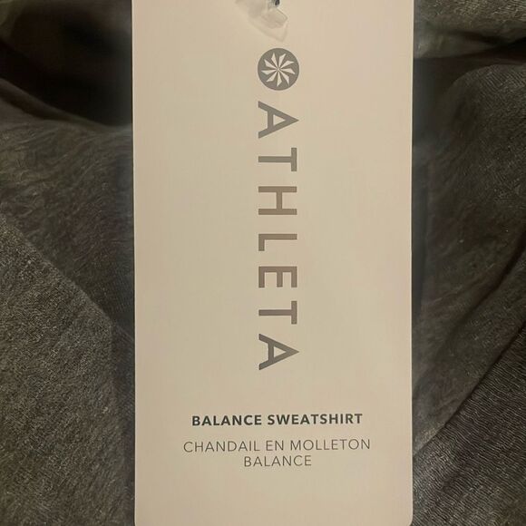 NWT Athleta Balance Sweatshirt. 3X. Heather Gray. - Picture 9 of 10